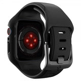 Spigen Apple Watch 45mm Skal med Armbånd Liquid Air Pro Sort