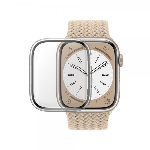 PanzerGlass Apple Watch 45mm Skal med Skærmbeskyttelse Full Body Protector Transparent