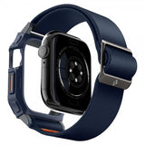 Spigen Apple Watch 46 mm (Series 10/11) Rem og Etui Lite Fit Pro Navy Blue