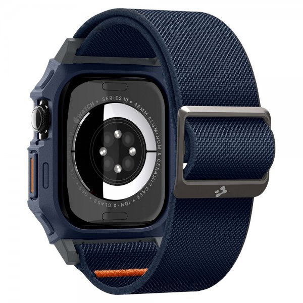 Spigen Apple Watch 46 mm (Series 10/11) Rem og Etui Lite Fit Pro Navy Blue
