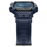 Spigen Apple Watch 46 mm (Series 10/11) Armbånd og Etui Rugged Armor Pro Navy Blue