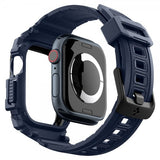 Spigen Apple Watch 46 mm (Series 10/11) Armbånd og Etui Rugged Armor Pro Navy Blue
