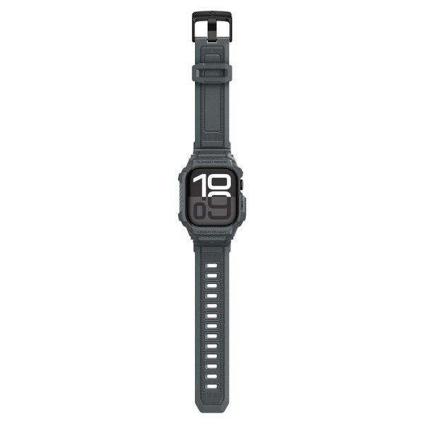 Spigen Apple Watch 46mm (Serie 10/11) Rem Rugged Armor Pro 2 Dark Gray