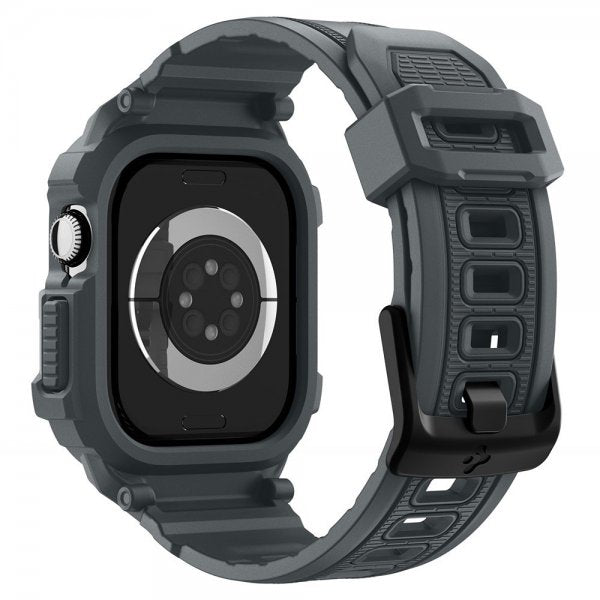 Spigen Apple Watch 46mm (Serie 10/11) Rem Rugged Armor Pro 2 Dark Gray