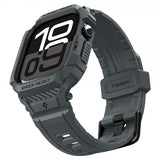 Spigen Apple Watch 46mm (Serie 10/11) Rem Rugged Armor Pro 2 Dark Gray