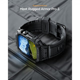 Spigen Apple Watch 46mm (Series 10/11) Rem Rugged Armor Pro 2 Mat Sort