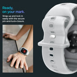 Spigen Apple Watch 46 mm (Series 10/11) Cover med Rem Liquid Air Pro Grå