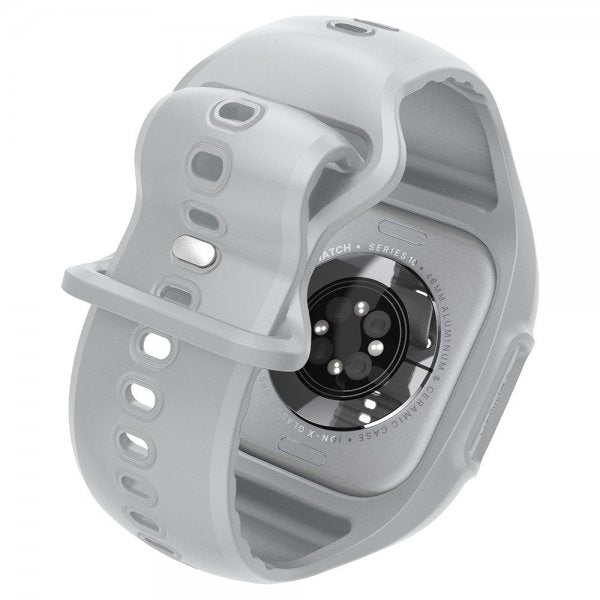 Spigen Apple Watch 46 mm (Series 10/11) Cover med Rem Liquid Air Pro Grå