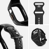 Spigen Apple Watch 46mm (Series 10/11) Cover med Rem Liquid Air Pro Mat Sort