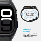 Spigen Apple Watch 46mm (Series 10/11) Cover med Rem Liquid Air Pro Mat Sort