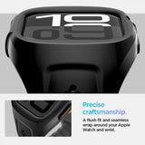 Spigen Apple Watch 46mm (Series 10/11) Cover med Rem Liquid Air Pro Mat Sort