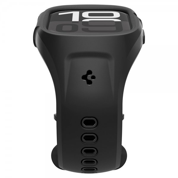 Spigen Apple Watch 46mm (Series 10/11) Cover med Rem Liquid Air Pro Mat Sort