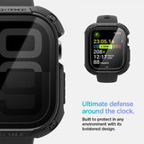 Spigen Apple Watch 46mm (Series 10/11) Cover med Skærmbeskyttelse Tough Armor Sort