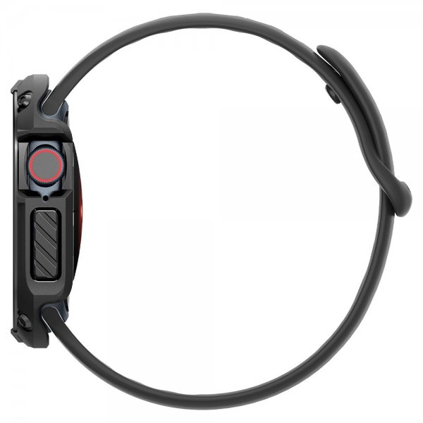 Spigen Apple Watch 46mm (Series 10/11) Cover med Skærmbeskyttelse Tough Armor Sort