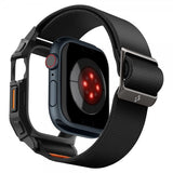 Spigen Apple Watch 46mm (Series 10/11) Rem og etui Lite Fit Pro Matte Black