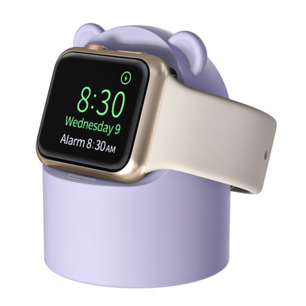 Apple Watch-holder til oplader Bjørn Lilla