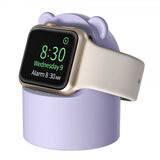 Apple Watch-holder til oplader Bjørn Lilla