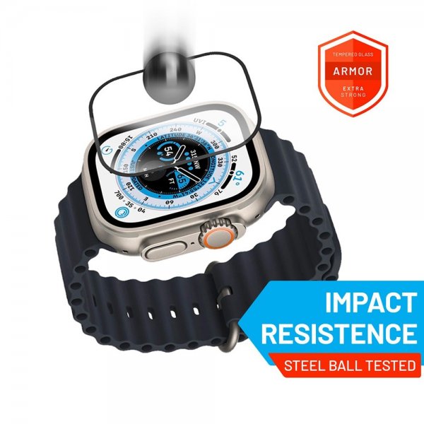 Fastmonteret Apple Watch Ultra 49mm Skærmbeskyttelse Armor