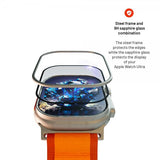 Fast Apple Watch Ultra 49mm Skærmbeskyttelse Safir