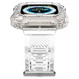 Spigen Apple Watch Ultra 49mm Armbånd og Cover Rugged Armor Pro Crystal Clear