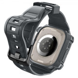 Spigen Apple Watch Ultra 49mm Rem og Cover Rugged Armor Pro Dark Gray
