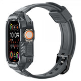 Spigen Apple Watch Ultra 49mm Rem og Cover Rugged Armor Pro Dark Gray