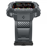 Spigen Apple Watch Ultra 49mm Rem og Cover Rugged Armor Pro Dark Gray
