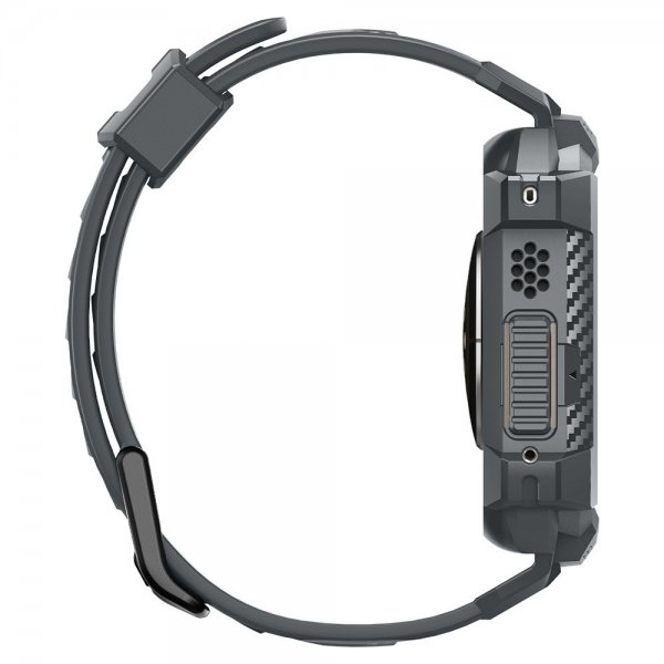 Spigen Apple Watch Ultra 49mm Rem og Cover Rugged Armor Pro Dark Gray