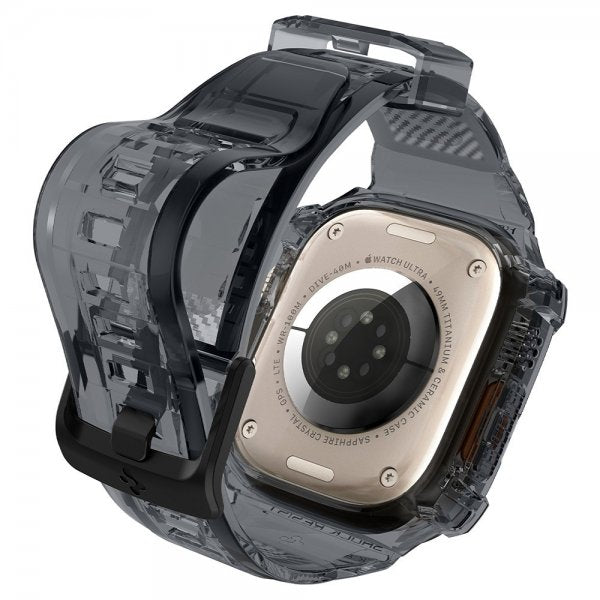 Spigen Apple Watch Ultra 49mm Rem og Cover Rugged Armor Pro Space Crystal