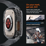 Spigen Apple Watch Ultra 49mm Rem og Cover Rugged Armor Pro Space Crystal