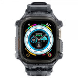 Spigen Apple Watch Ultra 49mm Rem og Cover Rugged Armor Pro Space Crystal