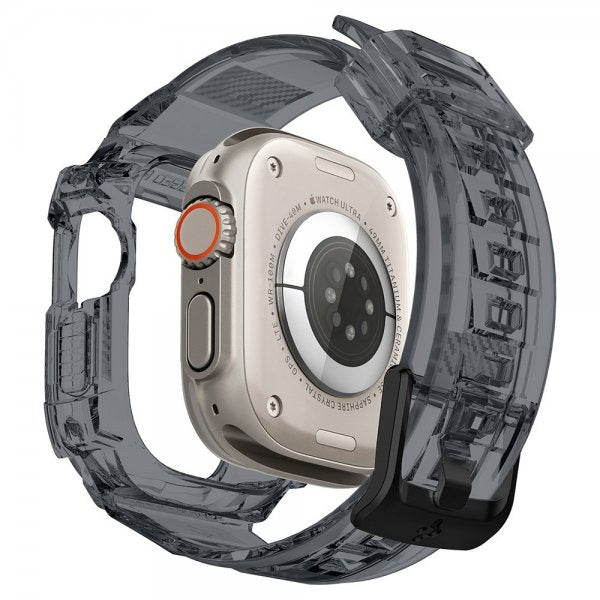 Spigen Apple Watch Ultra 49mm Rem og Cover Rugged Armor Pro Space Crystal
