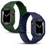 Apple Watch Ultra 49mm Rem med Cover Silikone Magnetlukning Grøn