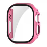 Enkay Apple Watch Ultra 49 mm cover med indbygget skærmbeskyttelse Rosa