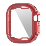 Apple Watch Ultra 49mm Cover med Skærmbeskytter Rød