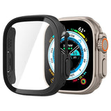 Spigen Apple Watch Ultra Etui med Skærmbeskytter Thin Fit 360 Sort