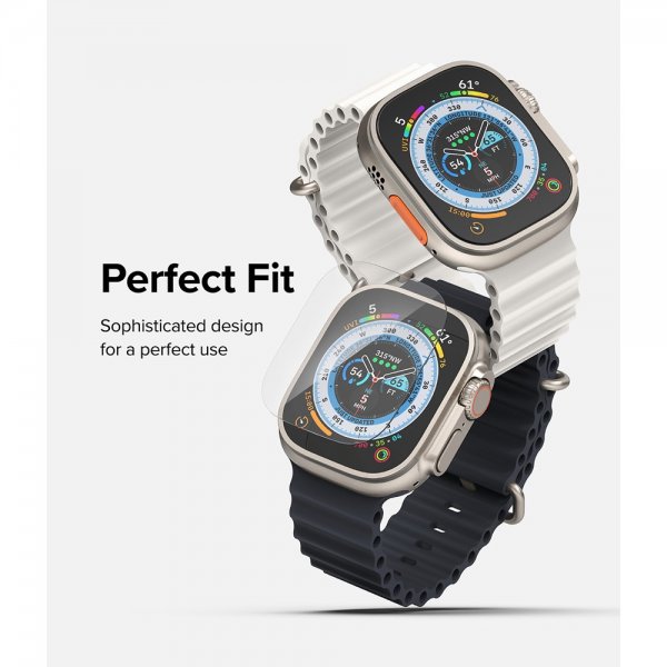 Ringke Apple Watch Ultra Skærmbeskytter Beskyttelsesglas 4-pak