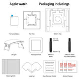 Whitestone Dome Apple Watch 40mm (Series 4/5/6/SE) Skærmbeskyttelse Dome Glass 2-pak