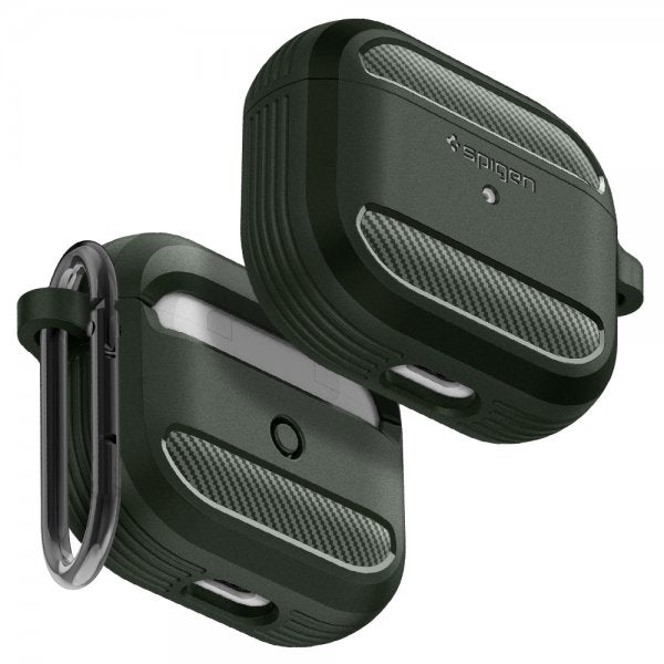 Spigen AirPods 3 Cover Rugged Armor Military Green