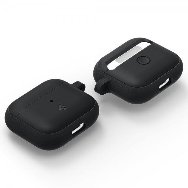 Spigen AirPods 3 Skal Silicone Fit Sort