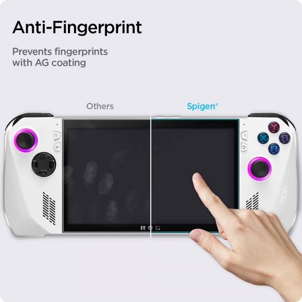 Spigen Asus ROG Ally Skærmbeskyttelse GLAS.tR Slim