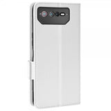 Asus ROG Phone 6/ROG Phone 6 Pro Cover Litchi Hvid