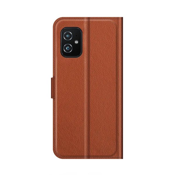 Asus Zenfone 8 Etui med Stander Brun