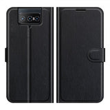 Asus Zenfone 8 Flip Etui Litchi Sort