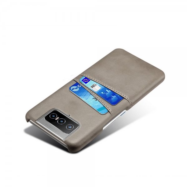 Asus Zenfone 8 Flip Cover To Kortlommer Grå
