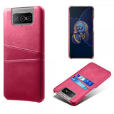 Asus Zenfone 8 Flip Cover To Kortlommer Magenta