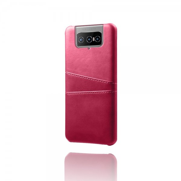 Asus Zenfone 8 Flip Cover To Kortlommer Magenta