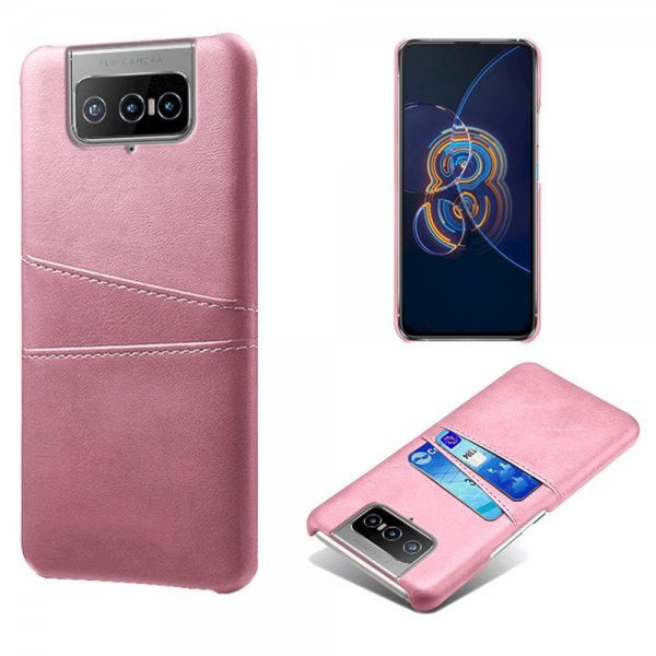 Asus Zenfone 8 Flip Cover To Kortlommer Rosa
