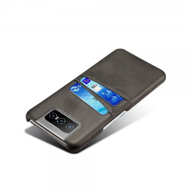 Asus Zenfone 8 Flip Cover To Kortlommer Sort