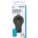 Deltaco Apple Watch Oplader Mini Trådløs Oplader USB-C